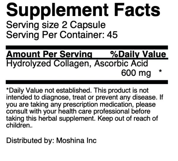 Collagen Vitamin C 90 Capsule - Image 5