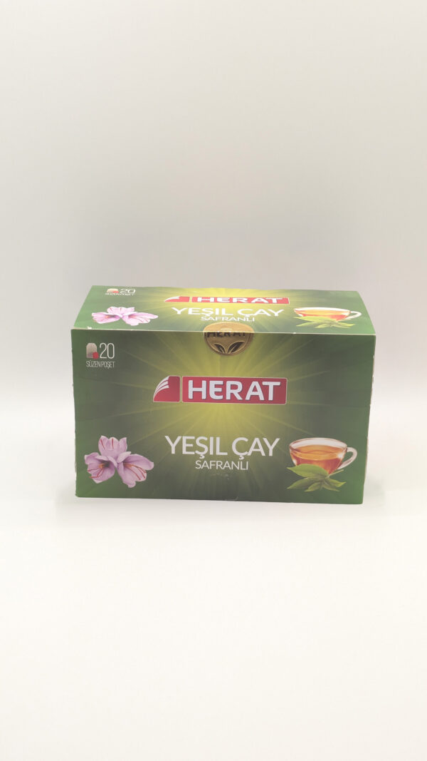 Herat green tea with saffron