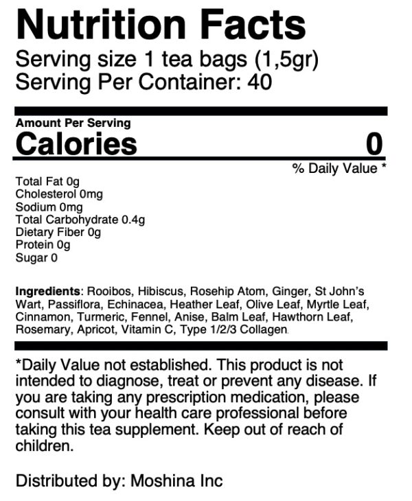 Speqtra Collagen Tea + Vitamin C - 40 tea bags - Image 9